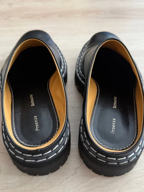 Proenza Schouler Leather Lug Sole Mules - Picture 5 of 9